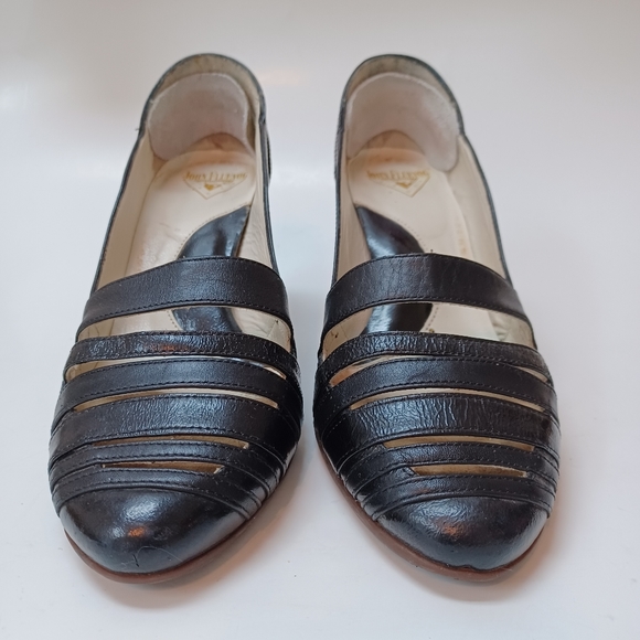 John Fluevog Heels Black Leather Pumps Blind Faith Womens size 7 - Picture 4 of 16
